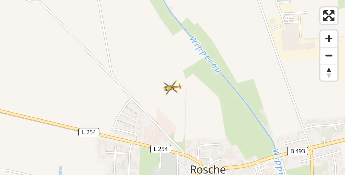 Flugroute Rettungshubschrauber Rosche - Rosche, 08 April 2026, 05:04