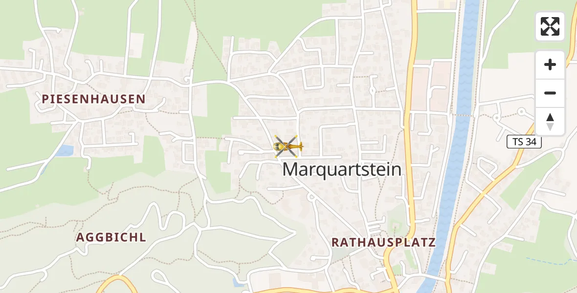 Flugroute Rettungshubschrauber Marquartstein - Marquartstein, 08 April 2026, 05:19