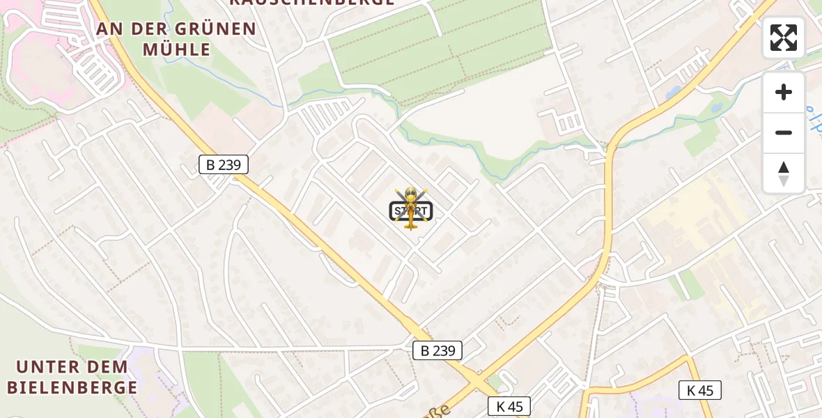 Flugroute Rettungshubschrauber Höxter - Höxter, 08 April 2026, 06:37