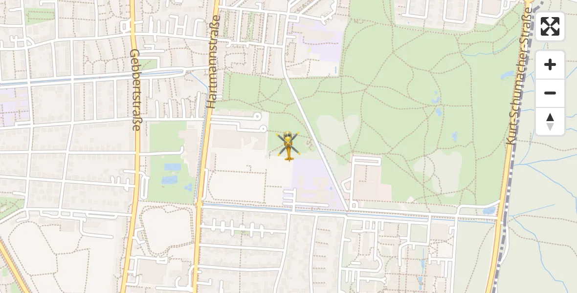 Flugroute Rettungshubschrauber Erlangen - Erlangen, 08 April 2026, 06:45