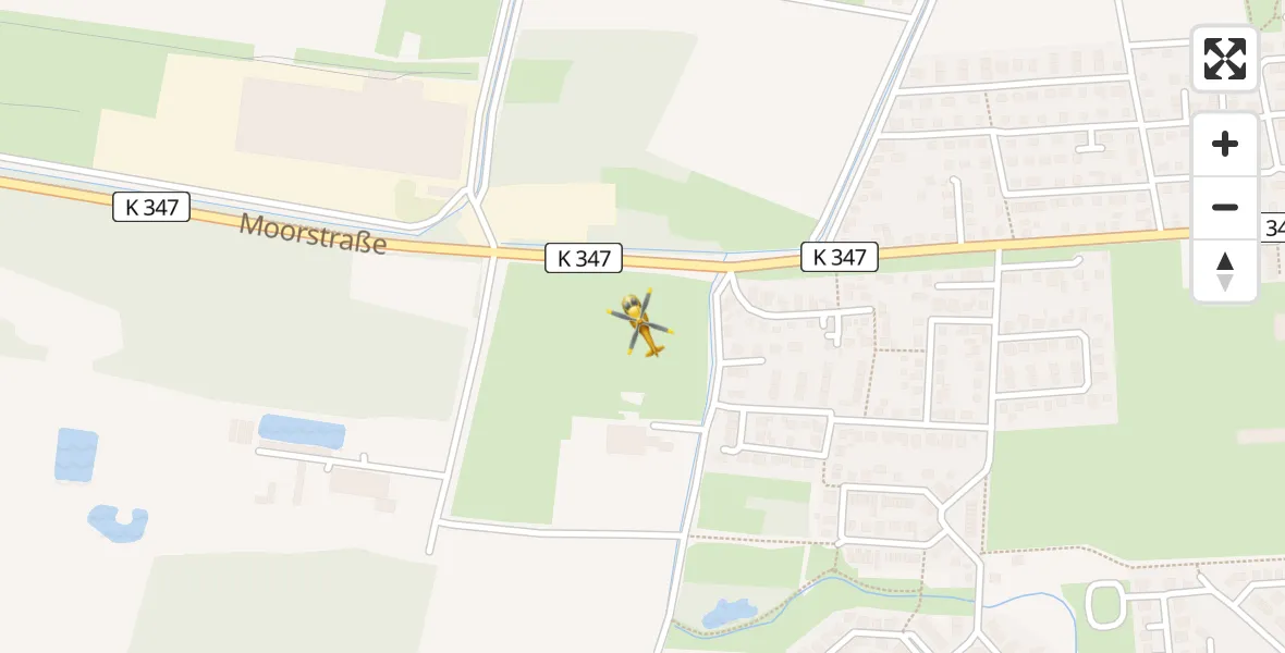 Flugroute Rettungshubschrauber Neustadt am Rübenberge - Neustadt am Rübenberge, 08 April 2026, 07:33