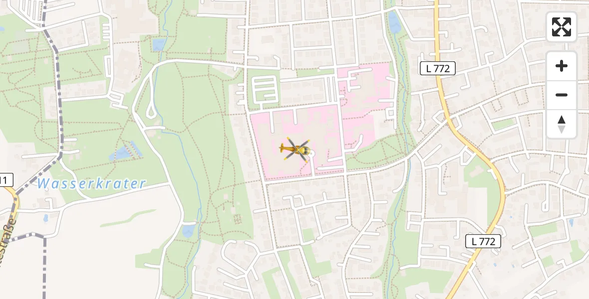 Flugroute Ambulanzhubschrauber Bad Oeynhausen - Bad Oeynhausen, 08 April 2026, 10:28