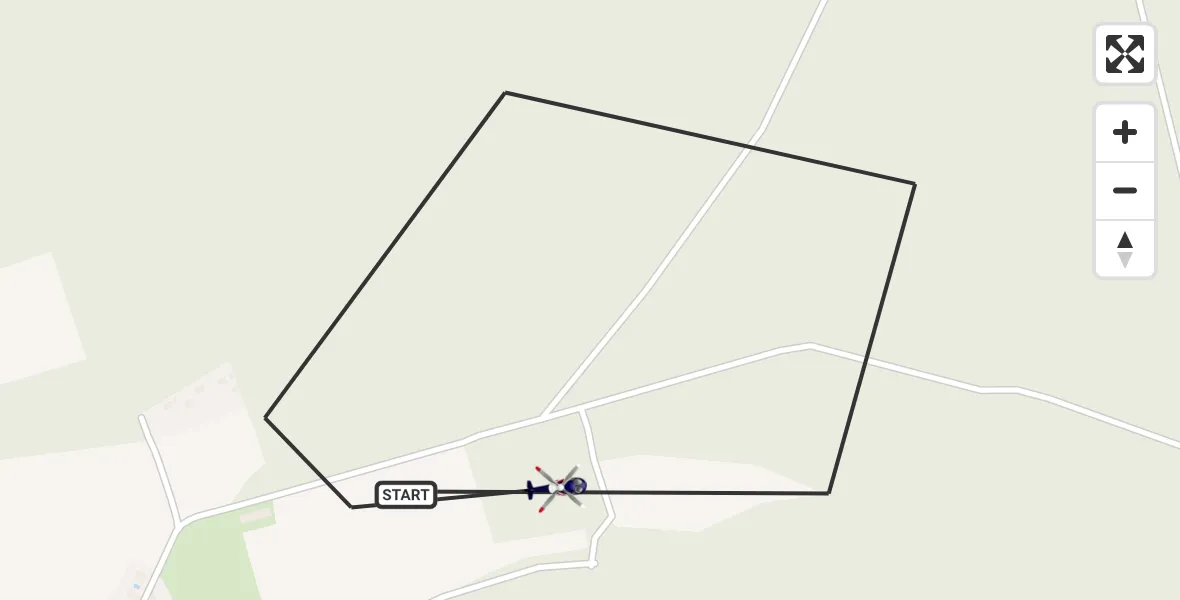 Flugroute Polizeihubschrauber Gräfenhainichen - Gräfenhainichen, 08 April 2026, 11:17