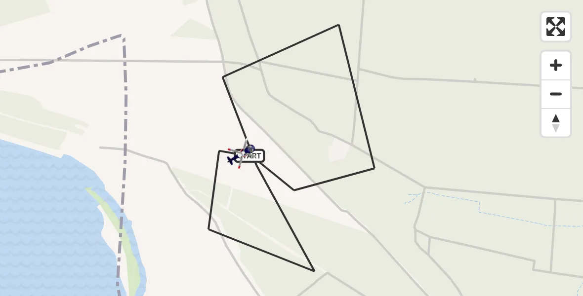 Flugroute Polizeihubschrauber Kemberg - Kemberg, 08 April 2026, 11:28