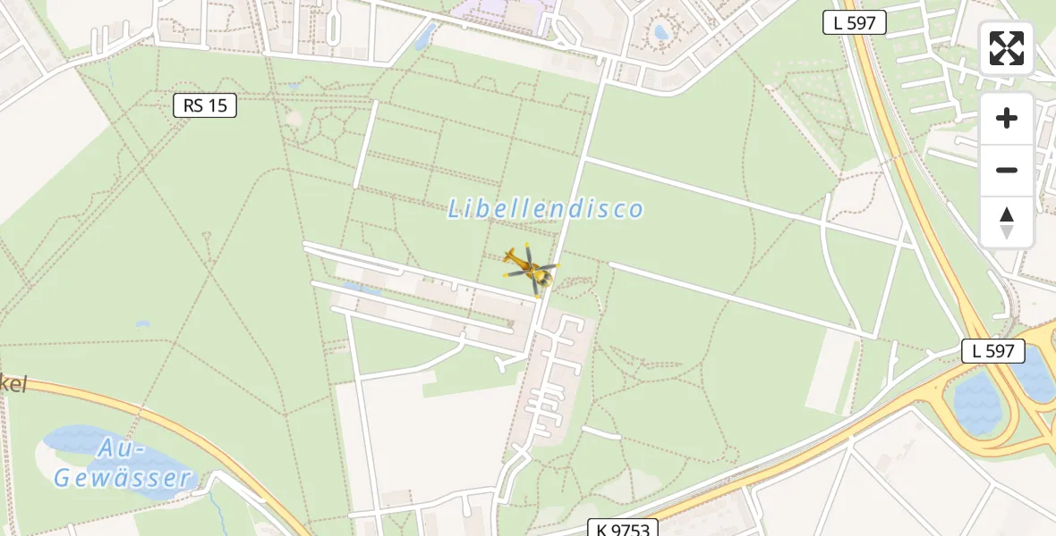 Flugroute Rettungshubschrauber Mannheim - Mannheim, 08 April 2026, 11:50