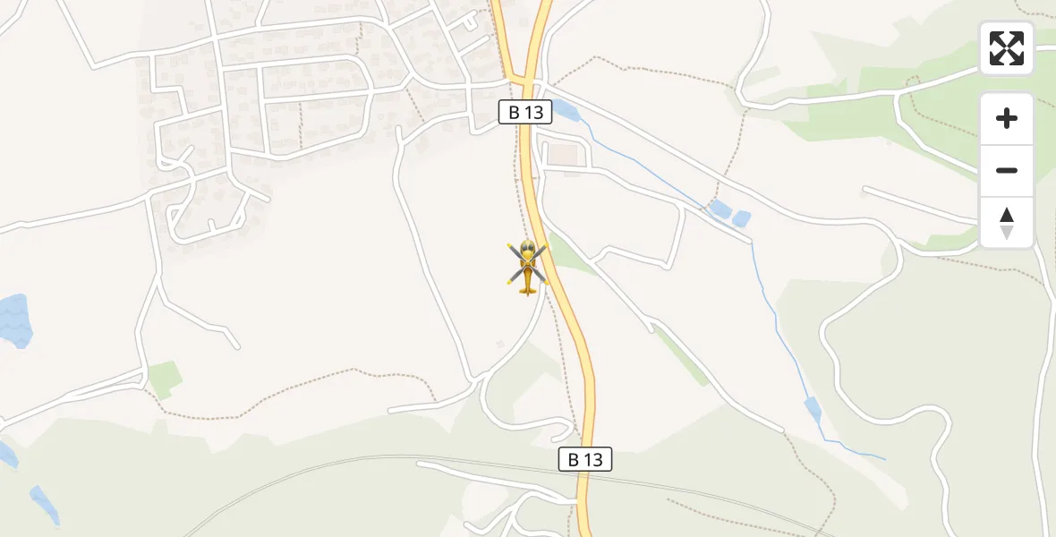 Flugroute Rettungshubschrauber Marktbergel - Marktbergel, 08 April 2026, 11:53
