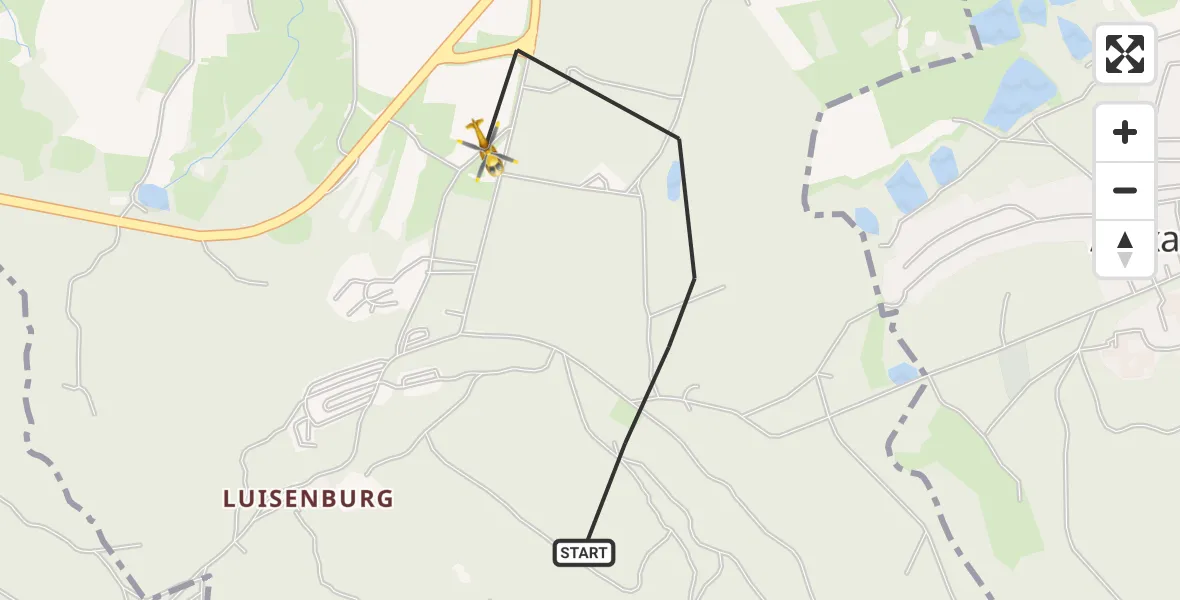 Flugroute Rettungshubschrauber Wunsiedel - Wunsiedel, 08 April 2026, 15:33