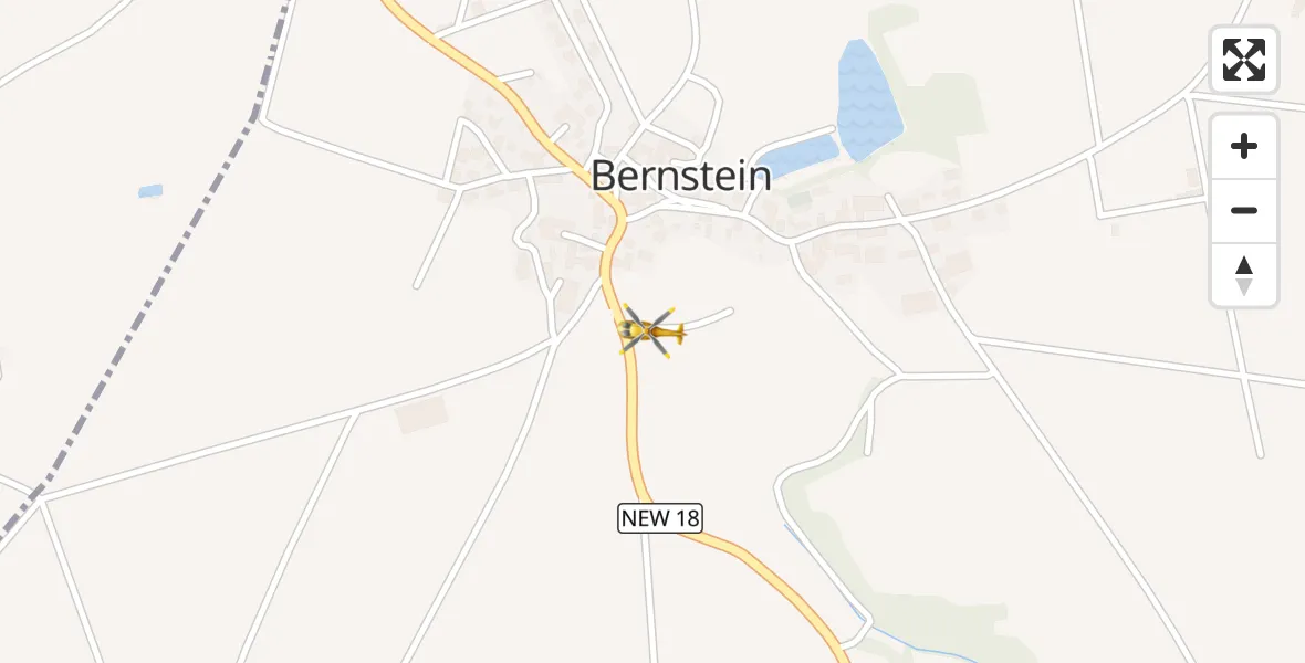 Flugroute Rettungshubschrauber Windischeschenbach - Windischeschenbach, 08 April 2026, 16:24