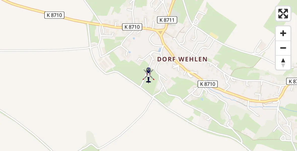 Flugroute Polizeihubschrauber Stadt Wehlen - Stadt Wehlen, 08 April 2026, 17:13