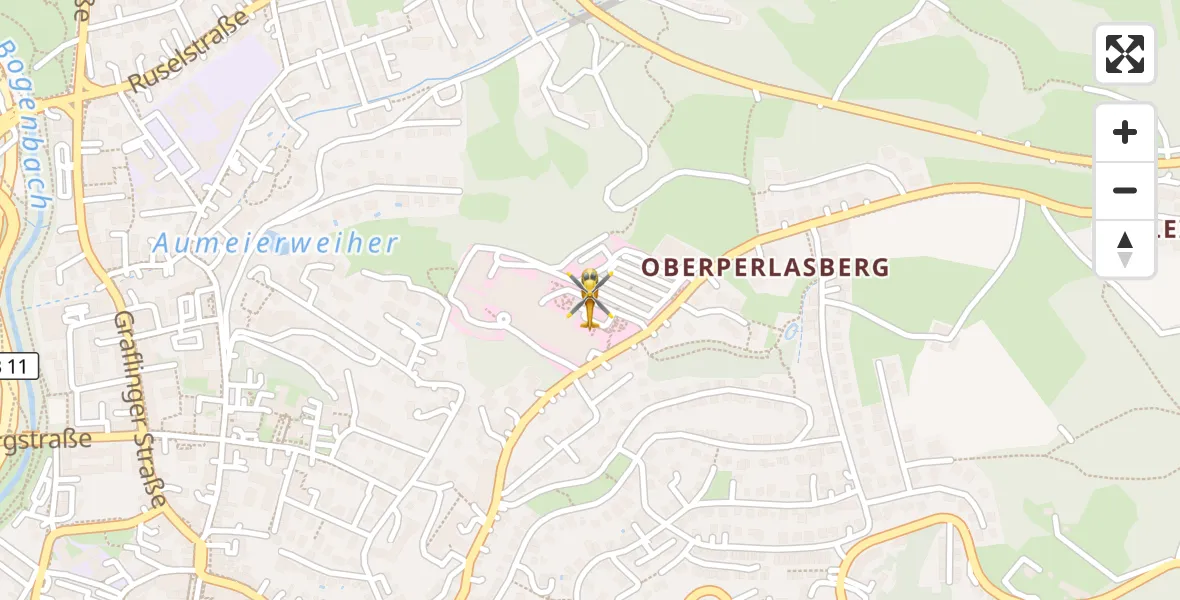 Flugroute Rettungshubschrauber Deggendorf - Deggendorf, 08 April 2026, 18:11