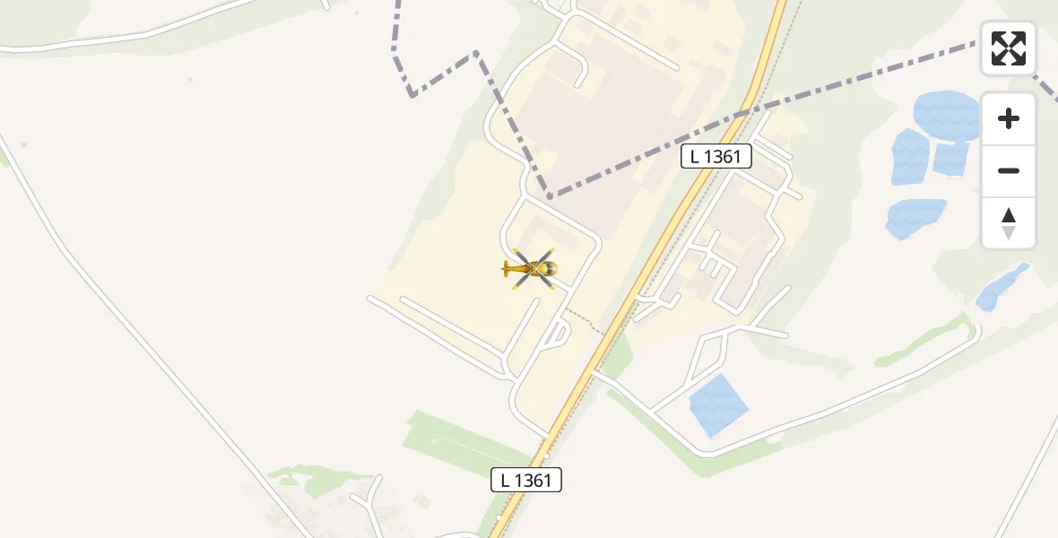 Flugroute Rettungshubschrauber Meuselwitz - Meuselwitz, 09 April 2026, 06:52