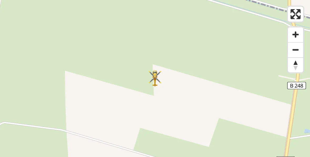 Flugroute Rettungshubschrauber Salzwedel - Salzwedel, 09 April 2026, 08:12