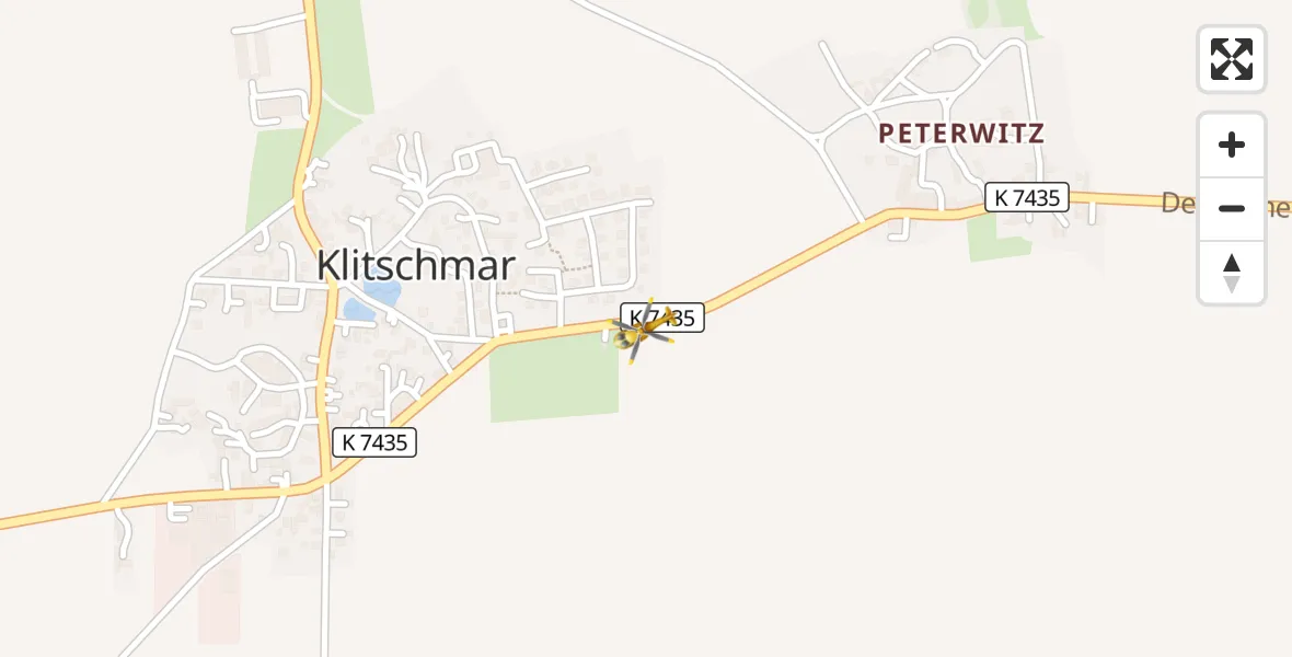 Flugroute Rettungshubschrauber Wiedemar - Wiedemar, 09 April 2026, 09:54