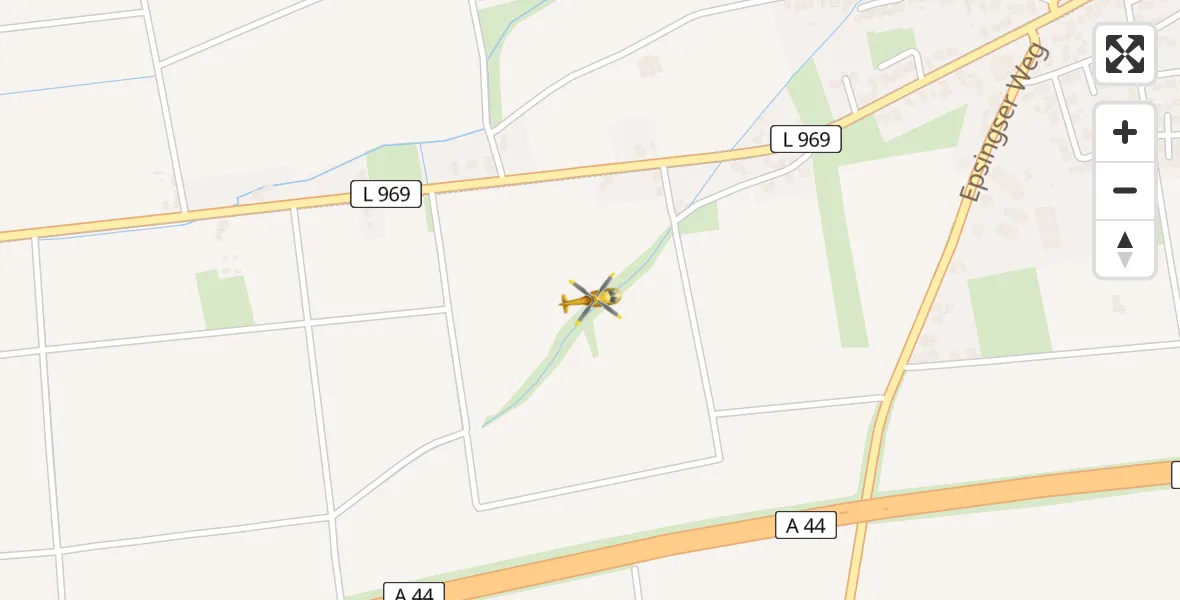 Flugroute Rettungshubschrauber Soest - Soest, 09 April 2026, 10:28