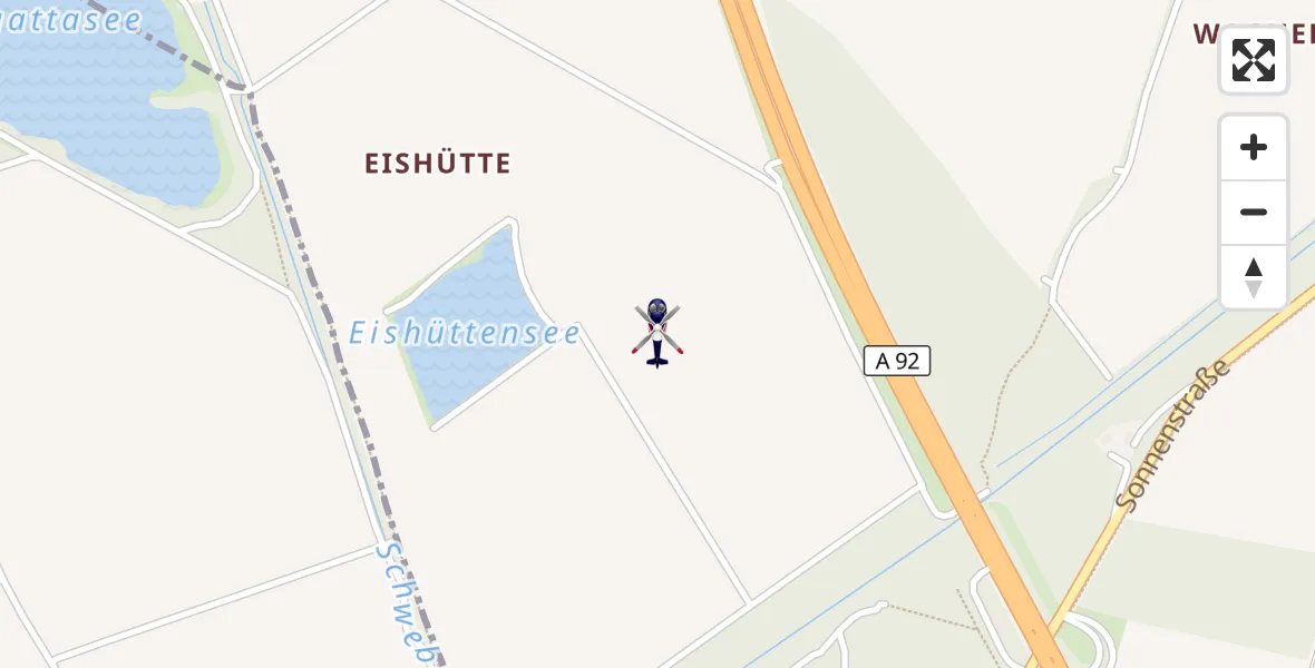 Flugroute Polizeihubschrauber Oberschleißheim - Oberschleißheim, 09 April 2026, 11:23
