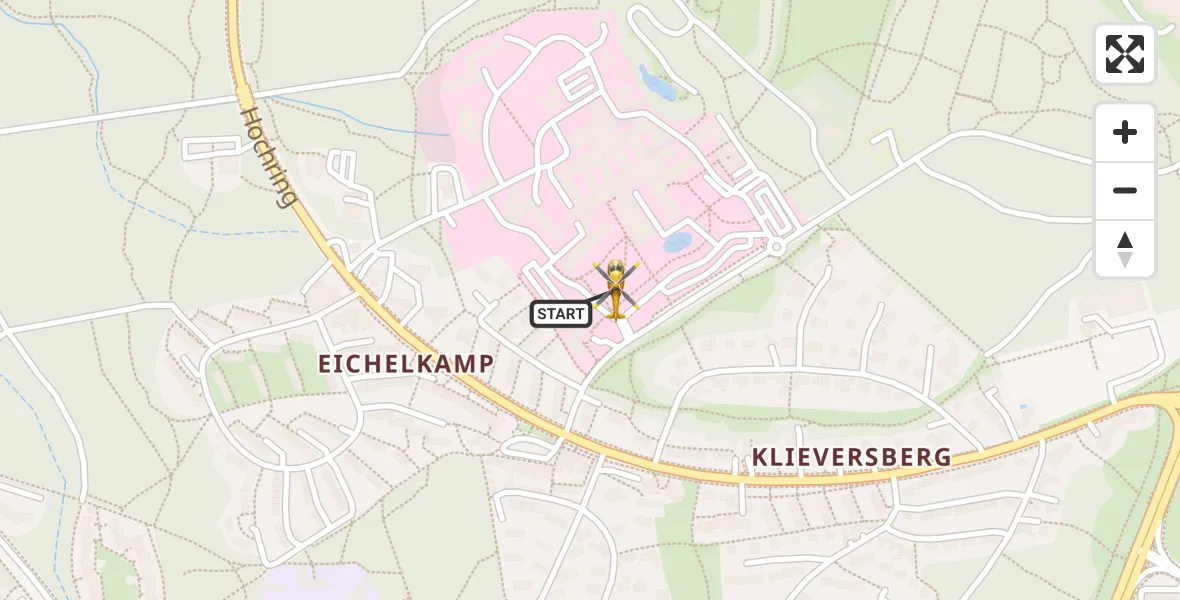 Flugroute Rettungshubschrauber Wolfsburg - Wolfsburg, 09 April 2026, 11:27