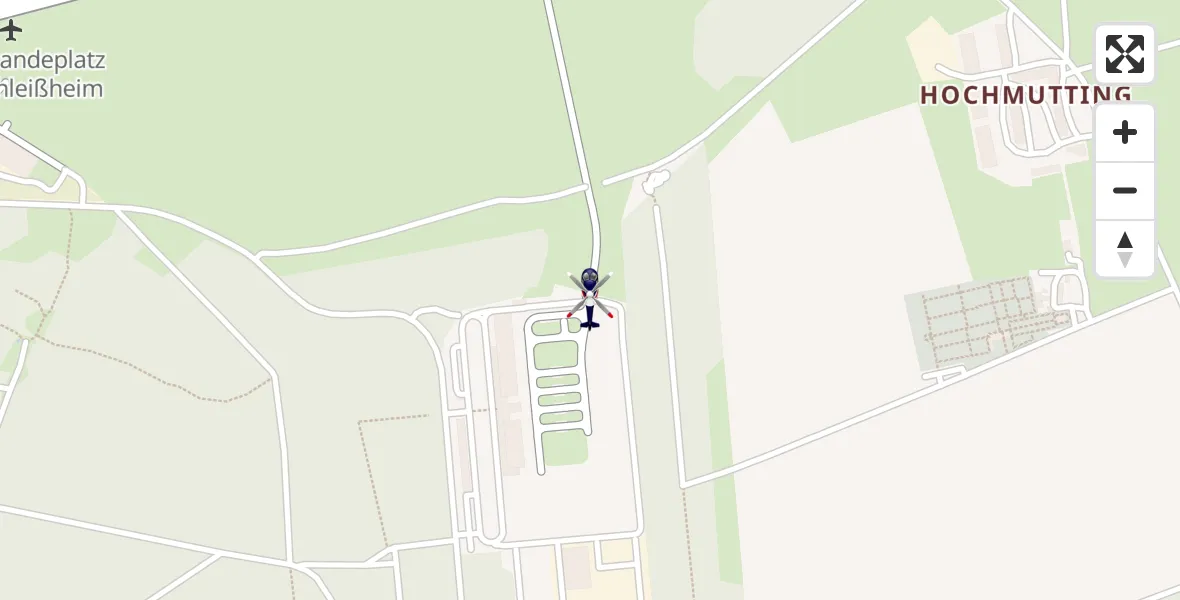 Flugroute Polizeihubschrauber Oberschleißheim - Oberschleißheim, 09 April 2026, 11:29
