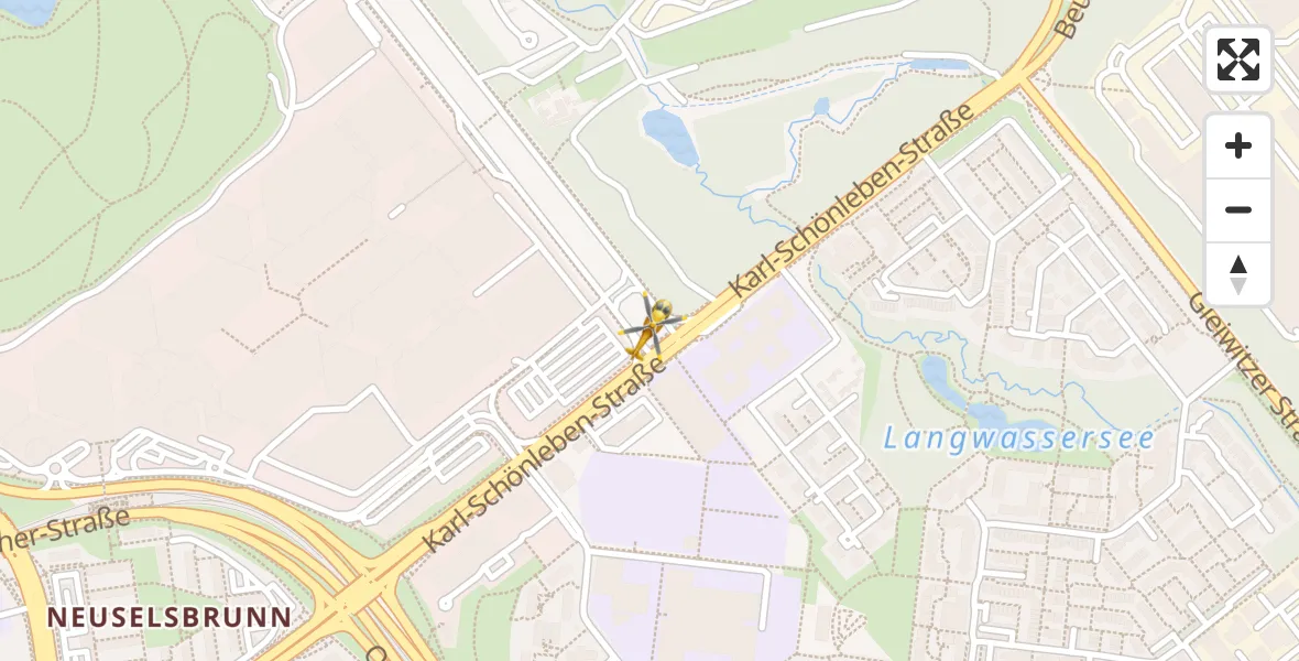 Flugroute Rettungshubschrauber Nürnberg - Nürnberg, 09 April 2026, 11:57