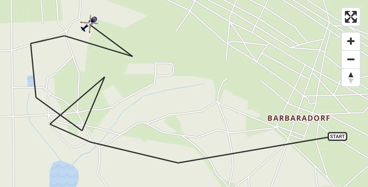 Flugroute Polizeihubschrauber Munster - Munster, 09 April 2026, 12:17