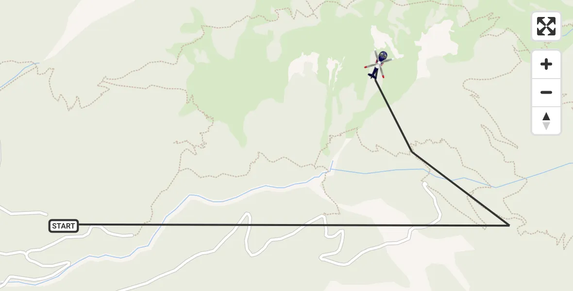 Flugroute Polizeihubschrauber Schwangau - Schwangau, 09 April 2026, 12:24