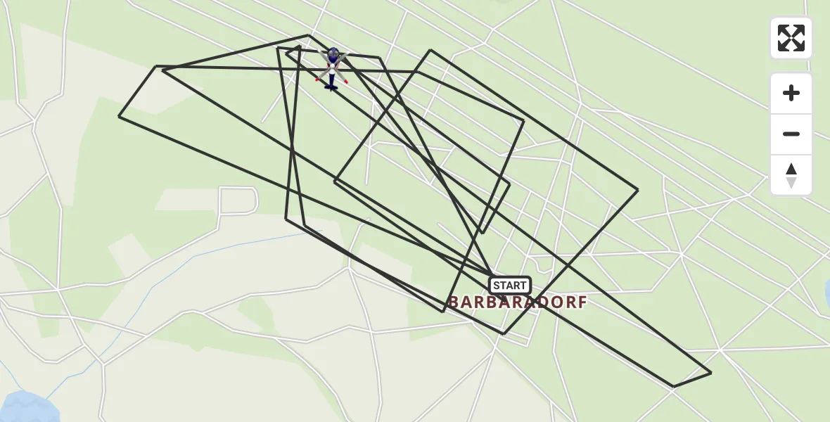 Flugroute Polizeihubschrauber Munster - Munster, 09 April 2026, 12:41