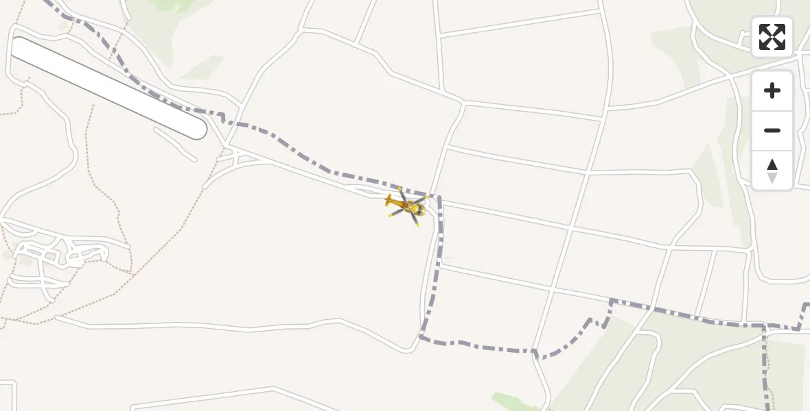 Flugroute Rettungshubschrauber Calw - Calw, 09 April 2026, 19:55