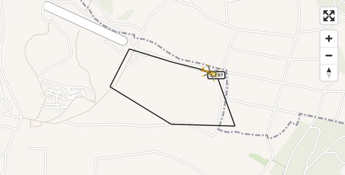 Flugroute Rettungshubschrauber Calw - Calw, 09 April 2026, 20:00