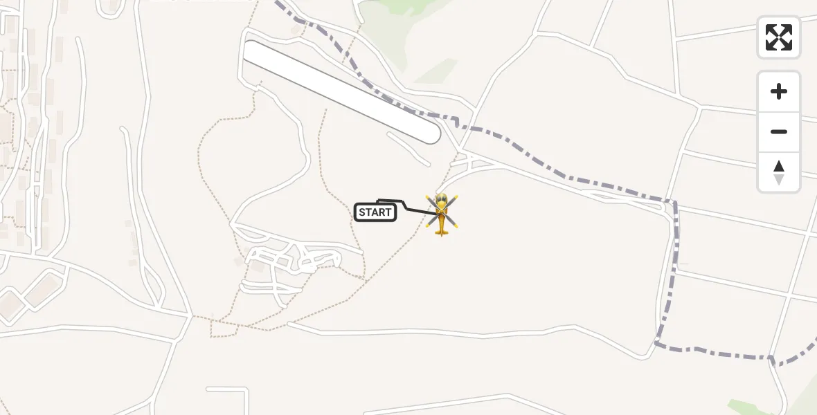 Flugroute Rettungshubschrauber Calw - Calw, 09 April 2026, 20:10