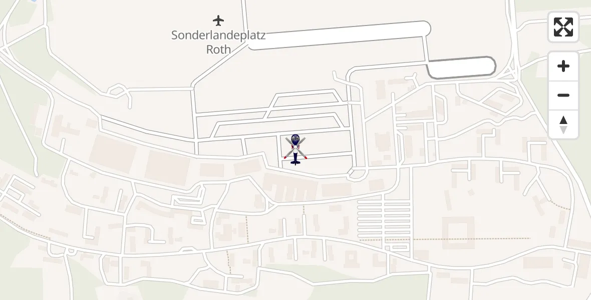 Flugroute Polizeihubschrauber Flugplatz Roth - Flugplatz Roth, 10 April 2026, 07:54