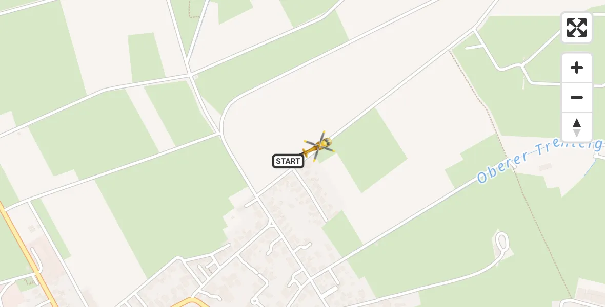 Flugroute Rettungshubschrauber Flughafen Hannover - Flughafen Hannover, 10 April 2026, 09:10
