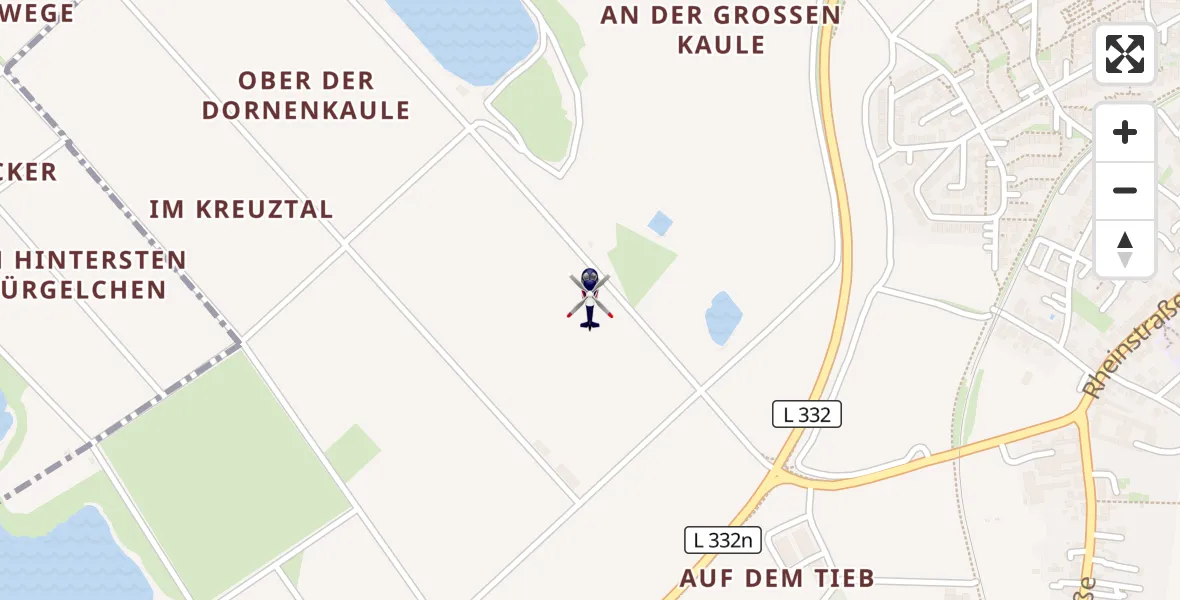 Flugroute Polizeihubschrauber Troisdorf - Troisdorf, 10 April 2026, 10:23