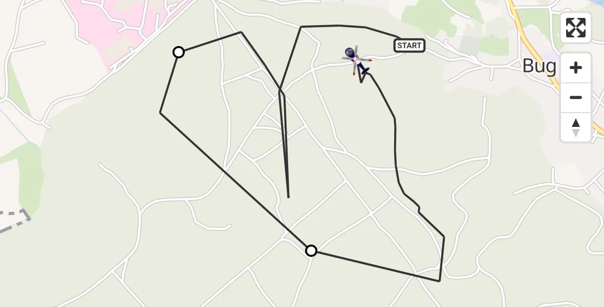 Flugroute Polizeihubschrauber Bamberg - Bamberg, 10 April 2026, 10:52