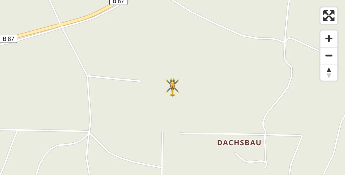 Flugroute Rettungshubschrauber Märkische Heide - Märkische Heide, 10 April 2026, 16:00