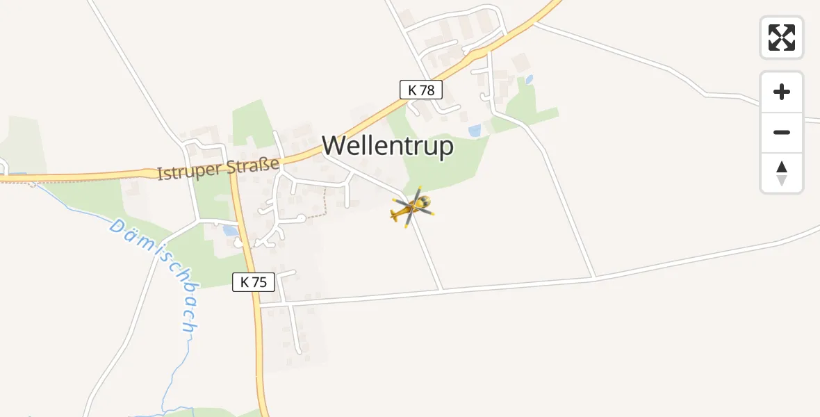 Flugroute Rettungshubschrauber Blomberg - Blomberg, 10 April 2026, 17:24