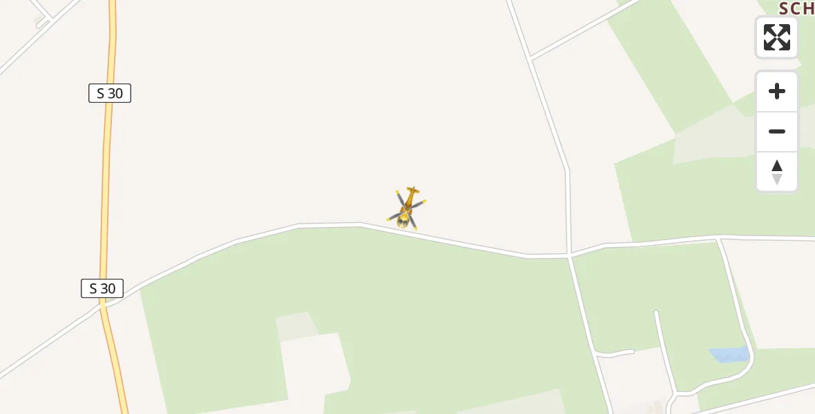 Flugroute Rettungshubschrauber Belgern-Schildau - Belgern-Schildau, 10 April 2026, 17:56