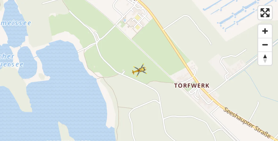 Flugroute Rettungshubschrauber Iffeldorf - Iffeldorf, 10 April 2026, 18:03