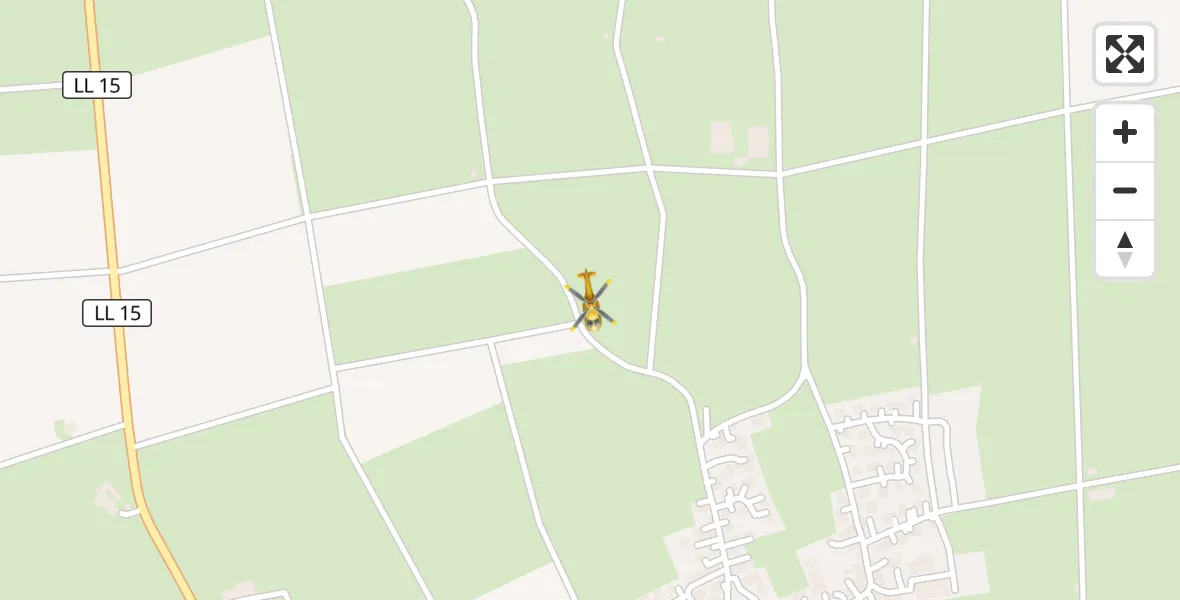 Flugroute Rettungshubschrauber Vilgertshofen - Vilgertshofen, 10 April 2026, 19:28