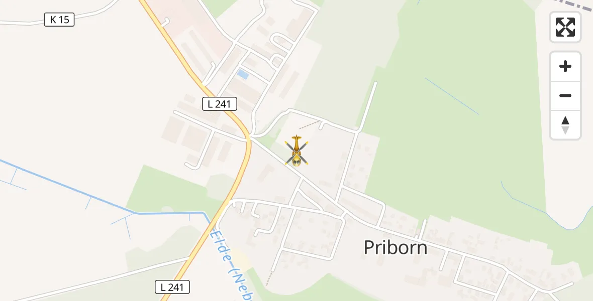 Flugroute Rettungshubschrauber Priborn - Priborn, 11 April 2026, 05:24