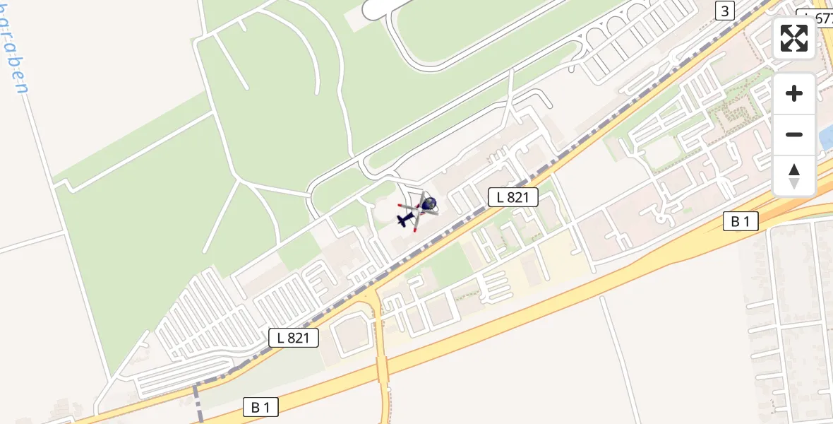 Flugroute Polizeihubschrauber Dortmund Flughafen - Dortmund Flughafen, 11 April 2026, 05:50