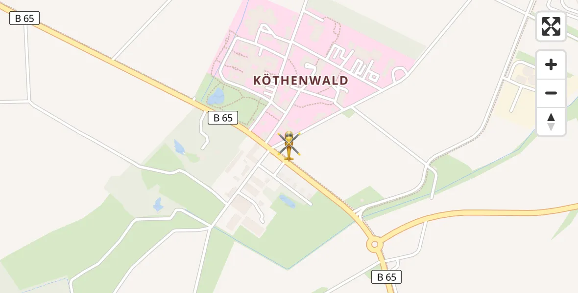 Flugroute Rettungshubschrauber Sehnde - Sehnde, 11 April 2026, 07:06