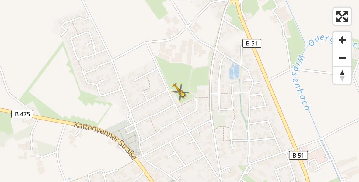 Flugroute Rettungshubschrauber Glandorf - Glandorf, 11 April 2026, 10:37
