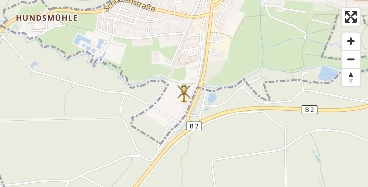Flugroute Rettungshubschrauber Geschaidt - Geschaidt, 11 April 2026, 10:38