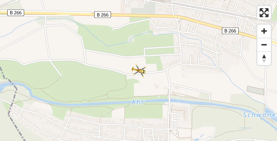 Flugroute Rettungshubschrauber Sinzig - Sinzig, 11 April 2026, 13:00
