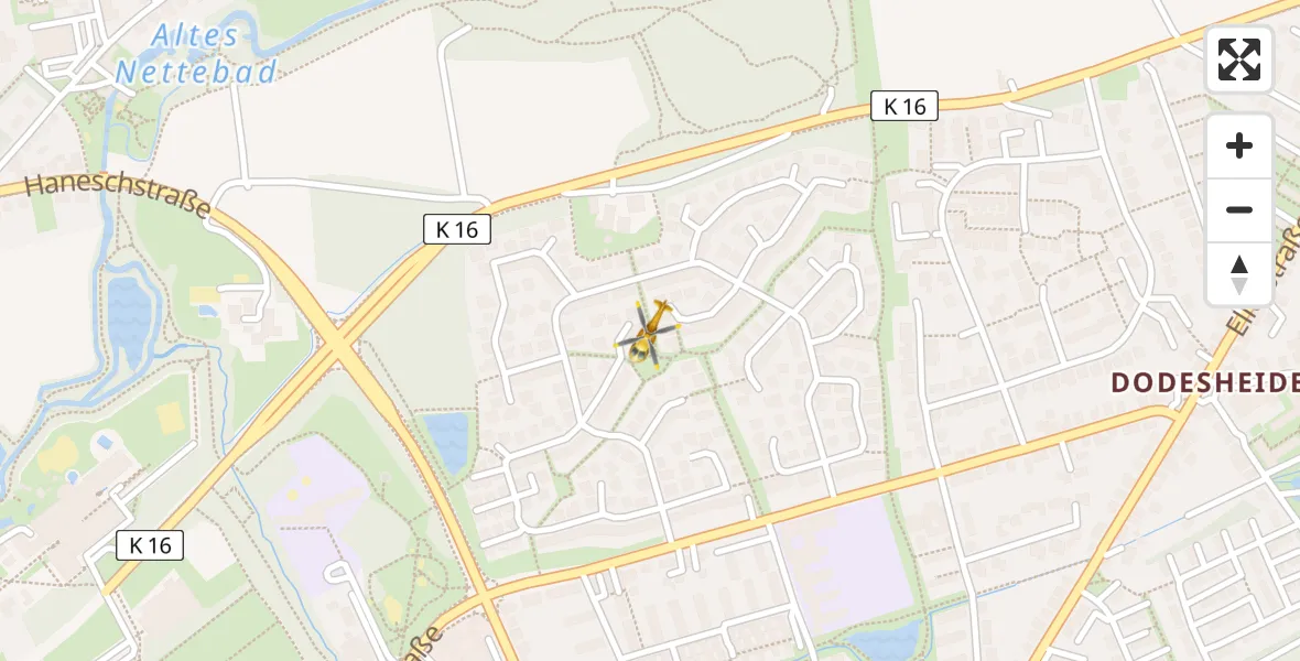 Flugroute Rettungshubschrauber Osnabrück - Osnabrück, 11 April 2026, 13:40