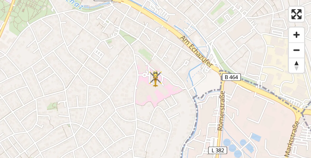 Flugroute Rettungshubschrauber Reutlingen - Reutlingen, 11 April 2026, 14:10