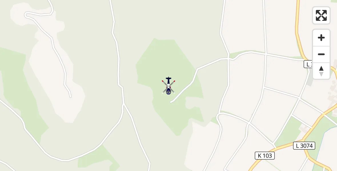 Flugroute Polizeihubschrauber Schwalmstadt - Schwalmstadt, 11 April 2026, 14:48