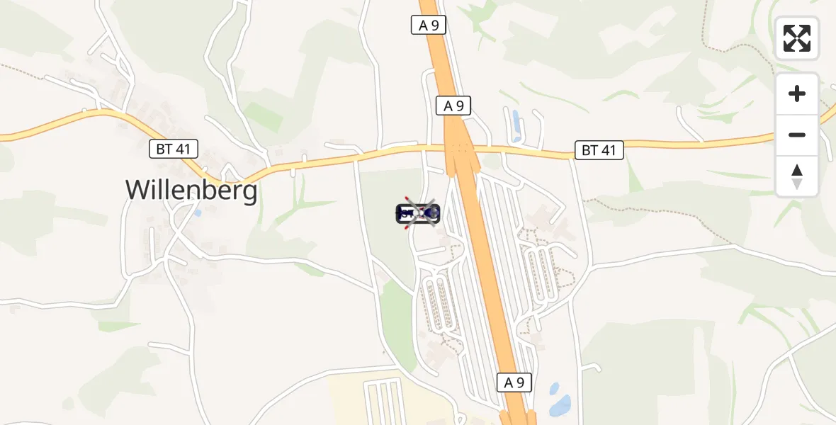 Flugroute Polizeihubschrauber Pegnitz - Pegnitz, 11 April 2026, 14:53