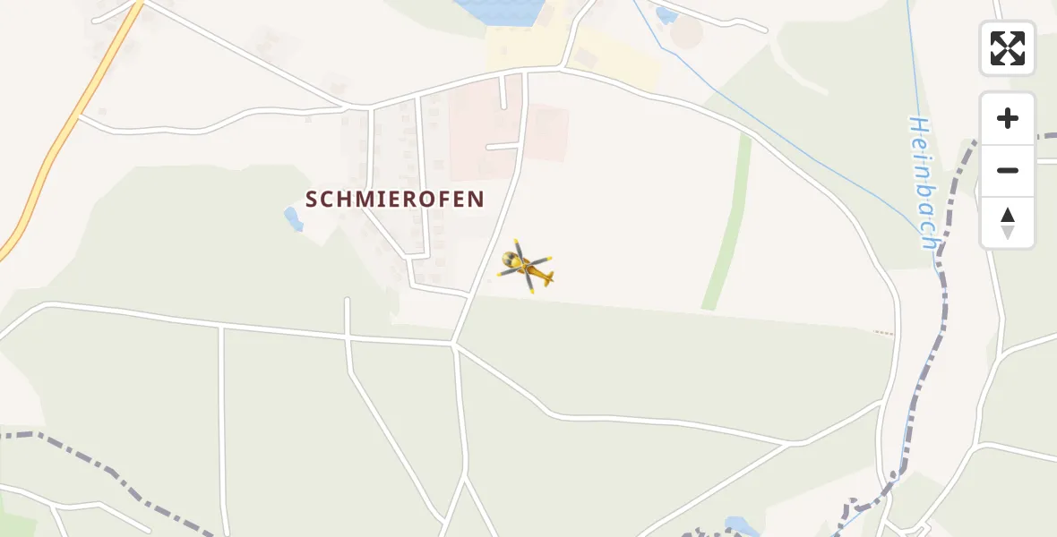 Flugroute Rettungshubschrauber Friedenfels - Friedenfels, 11 April 2026, 15:18