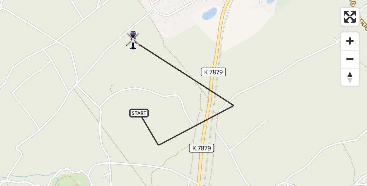 Flugroute Polizeihubschrauber Plauen - Plauen, 11 April 2026, 15:34