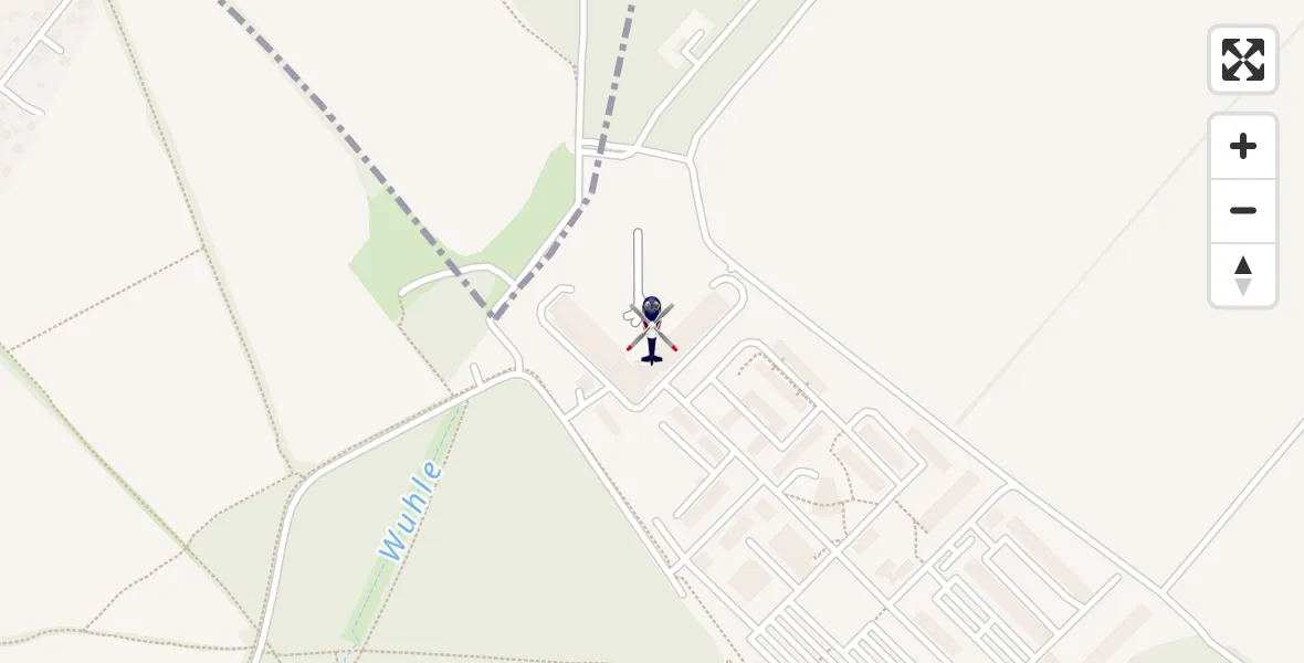 Flugroute Polizeihubschrauber Ahrensfelde Hubschrauberlandeplatz - Ahrensfelde Hubschrauberlandeplatz, 12 April 2026, 02:50